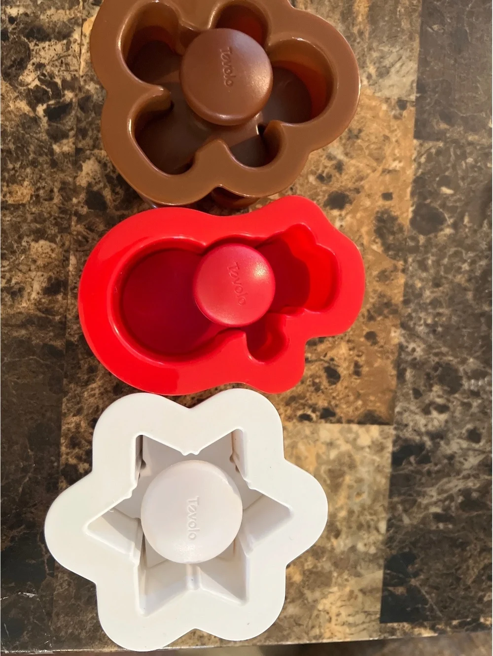 Tovolo Ice Cream Sandwich Molds - Gingerbread Man, Snowman, and Snowflake Shapes